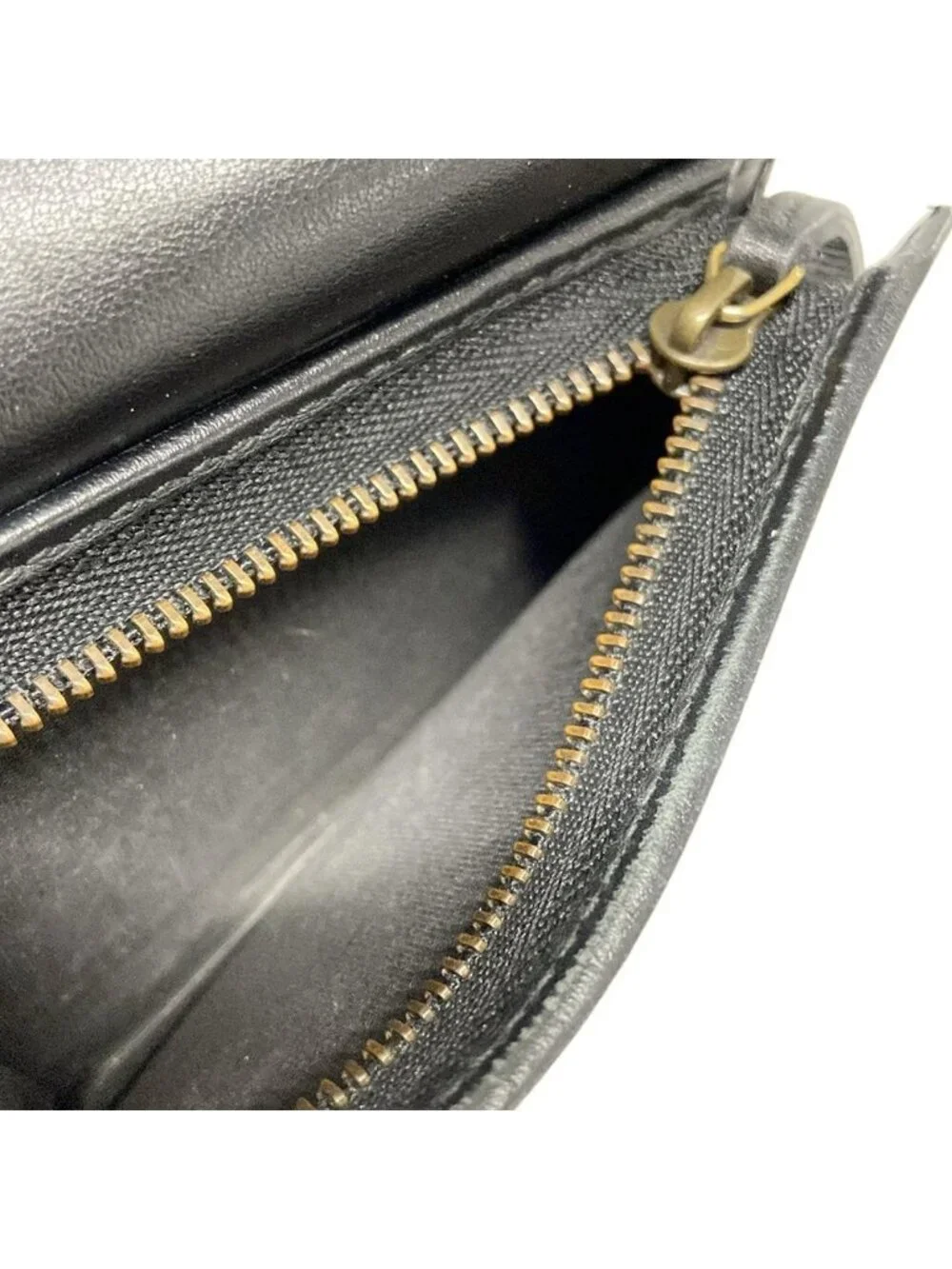 ★SOLD★ Gucci Coin Case GG Marmont Black Leather - Picture 4 of 13